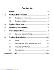 COP-USA CM258EZTVI-ZM Manual
