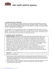 Manitou 2001 MARS Service Manual