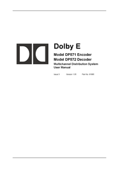 Dolby Laboratories DP572 User Manual
