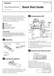 Sony SLV-SE310 Quick Start Manual