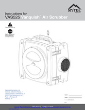 Mytee VAS525 Vanquish Instructions Manual