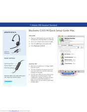 Plantronics Blackwire C310-M Manuals 