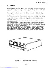 Toshiba T-Series T8500 Maintenance Manual