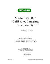 BIO RAD gs-800 User Manual