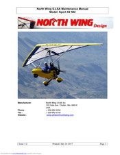 North Wing Sport X2 582 Maintenance Manual