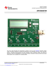 Texas Instruments DRV5055EVM User Manual