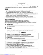 Shinko DFT-700-M Instruction Manual