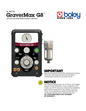 Boley GraverMax G8 Operation And Maintenance Manual