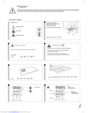 Asko HIG1944MF Installation Manual