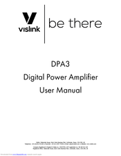 Vislink DPA3 User Manual