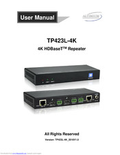 Altimium TP423L-4K User Manual