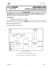Asahi KASEI AKD4382A-SB Manual