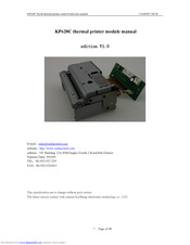 Cashinotech KP628C Manual