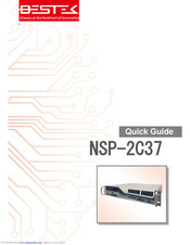 BESTEK NSP-2C37 Quick Manual