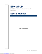 Avalue Technology EPX-APLP User Manual