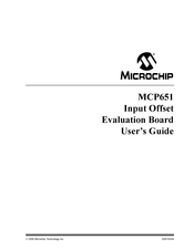 Microchip Technology MCP651 User Manual