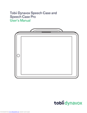Tobii Dynavox Speech Case Pro User Manual