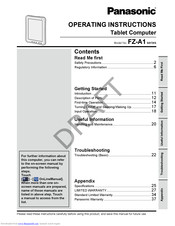 Panasonic Toughbook FZ-A1BDAAZAM Operating Instructions Manual