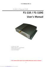 Seorim Technology F1-110 User Manual