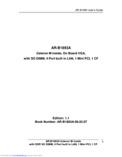 Acrosser Technology AR-B1893 User Manual