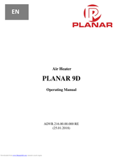 Planar PLANAR-9D-12 Operating Manual