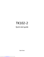 Xexun TK102-2 Quick Start Manual
