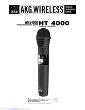 AKG HT 4000 User Instructions