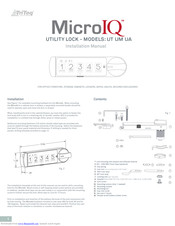 TriTeq MicroIQ UM Installation Manual