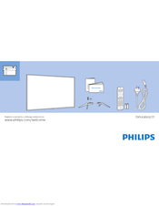 Philips 75PUG8502/77 Quick Start Manual