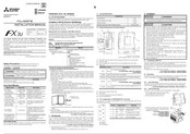 Mitsubishi Electric FX3U-64DP-M Installation Manual