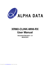 Alpha Data XRM2-CLINK-MINI-RX User Manual