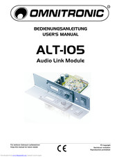 Omnitronic ALT-105 User Manual