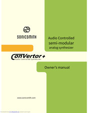 Sonicsmith ConVertor+ Owner's Manual