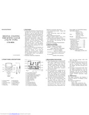 M&A INSTRUMENTS CM-8856 Instruction Manual