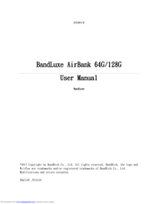 BandLuxe AirBank M100 User Manual