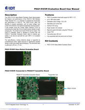 IDT P9221-R-EVK User Manual