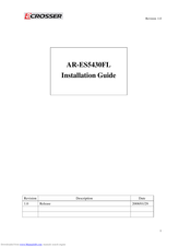 Acrosser Technology AR-ES5430FL Installation Manual