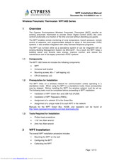 Cypress WPT-800 Series Installation Manual