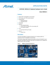 Atmel AVR1925 XMEGA-C3 Xplained User Manual