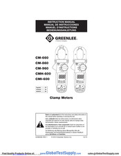Greenlee CM-960 Manuals | ManualsLib