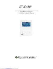 Channel Vision ST-3048W Installation Instructions Manual