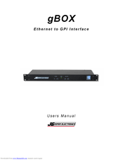 JLCooper Electronics gBOX User Manual