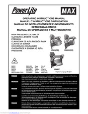 MAX PowerLite HN90F Operating Instructions Manual