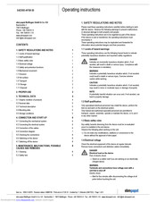 Ebmpapst S4D300-AP28-30 Operating Instructions Manual
