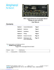 Amphenol RESMLAC 8US CAPS SX User Manual
