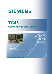 Siemens TC45 User Manual