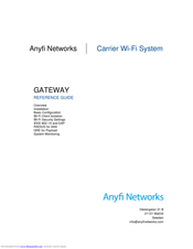 Anyfi Networks Carrier Wi-Fi System Reference Manual
