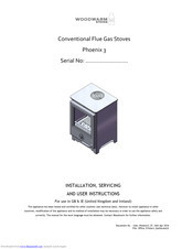 Woodwarm Stoves Phoenix 3 Installation, Servicing  & User Instructions