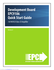 Epc EPC9106 Quick Start Manual