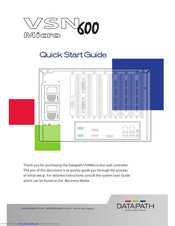 Datapath VSNMicro N600 Quick Start Manual